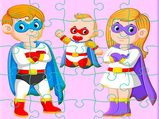Super Hero Family Jigsaw – Free Super Heroes Puzzle Game